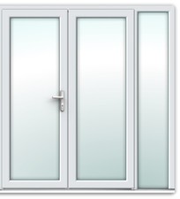 White uPVC French Doors - IN