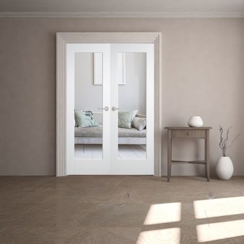 Internal rebated door pair