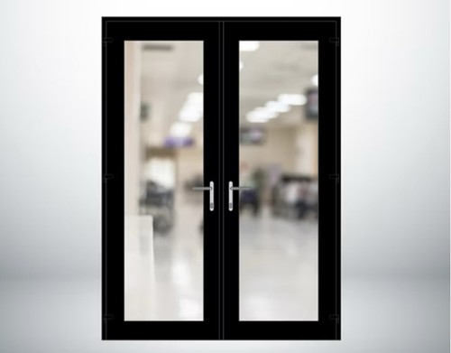 Upvc french door black - upvc,