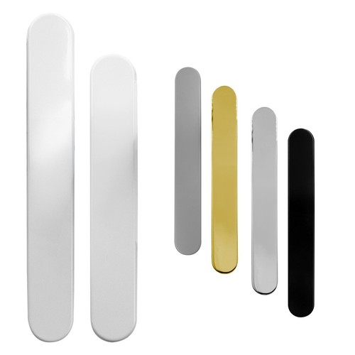 Upvc door handle blank - upvc, plate