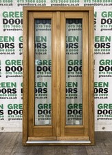 SOLID OAK FRENCH DOORS THIN